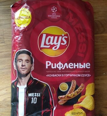 Чипсы "колбаски в горчичном соусе"