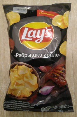 Чипсы из натурального картофеля со вкусом «Ребрышки гриль»