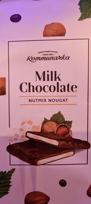 Молочный шоколад ореховый микс нуга смотка