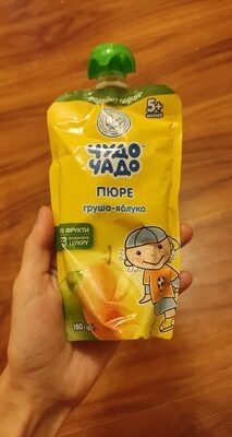 Фруктовое пюре груша-яблоко