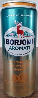Боржоми flavored water с экстрактами цитруса и имбиря
