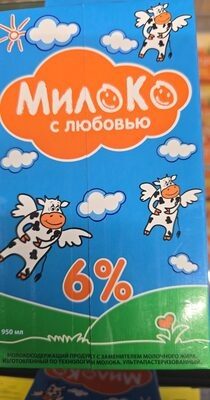 молоко содер продукт 6%