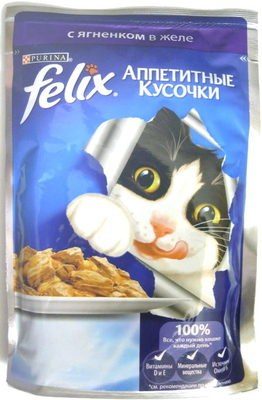 Felix Аппетитные кусочки с ягненком в желе