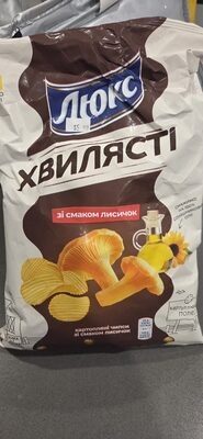 Potato Chips Grooved With Mushrooms Flavor