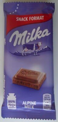 Milka Ciocolată cu lapte alpin