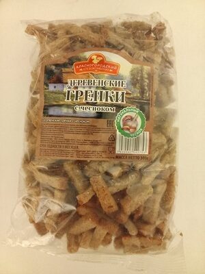 Деревенские гренки с чесноком