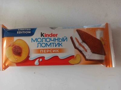 Молочный ломтик персик