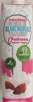 Bebida de almendras 0% azúcares