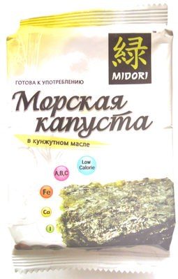 Морская капуста в кунжутном масле