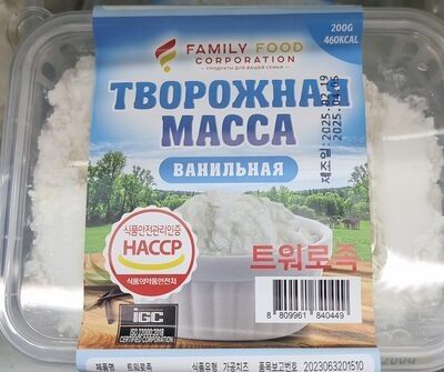творожная масса ваниль