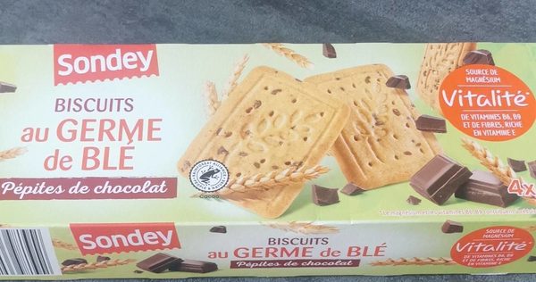 Biscuits Germe de Blé et Pépites de Chocolat