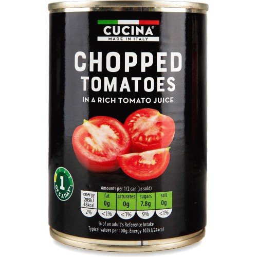 CHOPPED TOMATOES IN A RICH TOMATO JUICE